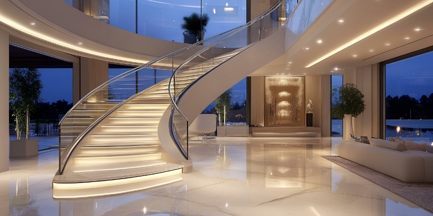 Elegant Staircases & Railings